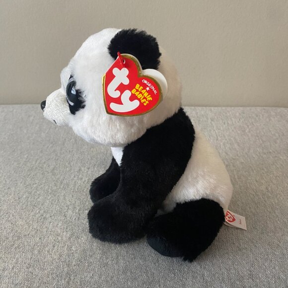 NWT Ty Original Beanie Babies Baboo the Panda 6" 2018 - Picture 2 of 15